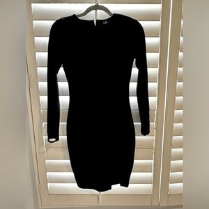 Lulus Flirty Black Dress - Size S